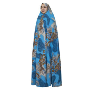 Islamic Women Blue Namaz Chador Model Inlay