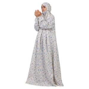 Islamic Women Namaz Chador Model White24