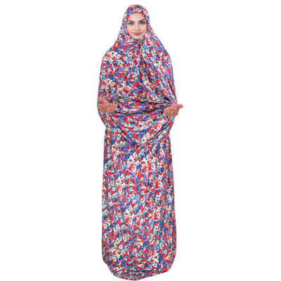Islamic Namaz Chador for Women Ideal for Praying – Purple Flower