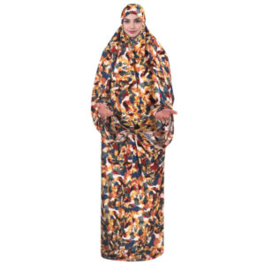 Islamic Women White Namaz Chador Model Patterned