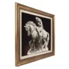 Hand-Knotted Persian Pictorial Rug from Tabriz Depicting Lady Godiva Embossed
