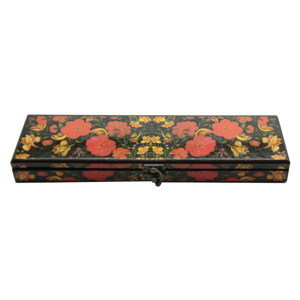 Persian Santur Hammers Storage Box Model Red Flower
