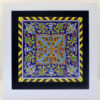 Decorative Persian Framed Ceramic Tile - Shamsin