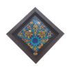 Decorative Persian Framed Ceramic Tile - Simorgh