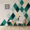 Decorative Persian Framed Ceramic Tile - Tahmour
