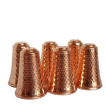 Set of Persian Copper Salt & Pepper Shakers Cylindrical (6X)