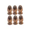 Set of Persian Copper Salt & Pepper Shakers Egg Design (6x)