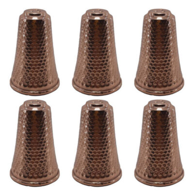 Set of Persian Copper Salt & Pepper Shakers Mountain (6X)