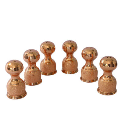Set of Persian Copper Salt & Pepper Shakers Pardaz (6X)