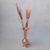 Persian Decorative Copper Vase - Ball Model with Copper Flowers Set of 4