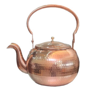 Persian Hammered Copper Tea Kettle Model Diamond