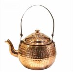 Persian Copper Tea Kettle Durable Stovetop Traditional Hammered Mahan