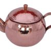 Persian Copper Teapot Handcrafted and Hammered Purple