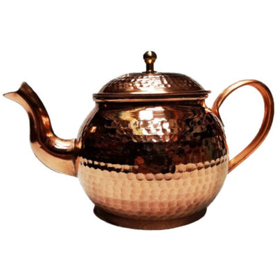 Persian Copper Teapot Handcrafted and Hammered Mahroo