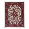 Persian Wool Carpet Hand-Knotted with Medallion design Toranj