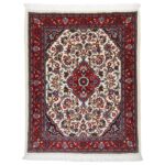 Persian Wool Carpet Hand-Knotted with Medallion design Toranj