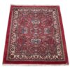 Persian Wool Carpet Hand-Knotted Lacki Red