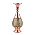 Persian Decorative Copper Vase Handcrafted with Khatamkari Marquetry Art Ch20