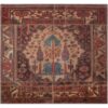 vintage Persian Hand-Knotted Patchwork Carpet Haris