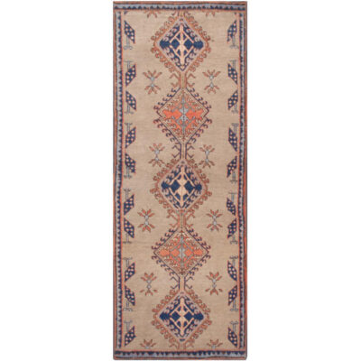 Vintage Persian Hand-Knotted Patchwork Carpet Harat