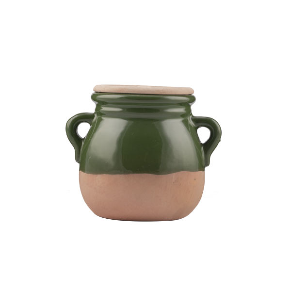 Persian Pottery Dizi Pot with Lid for Cooking Abgoosht - Dizin