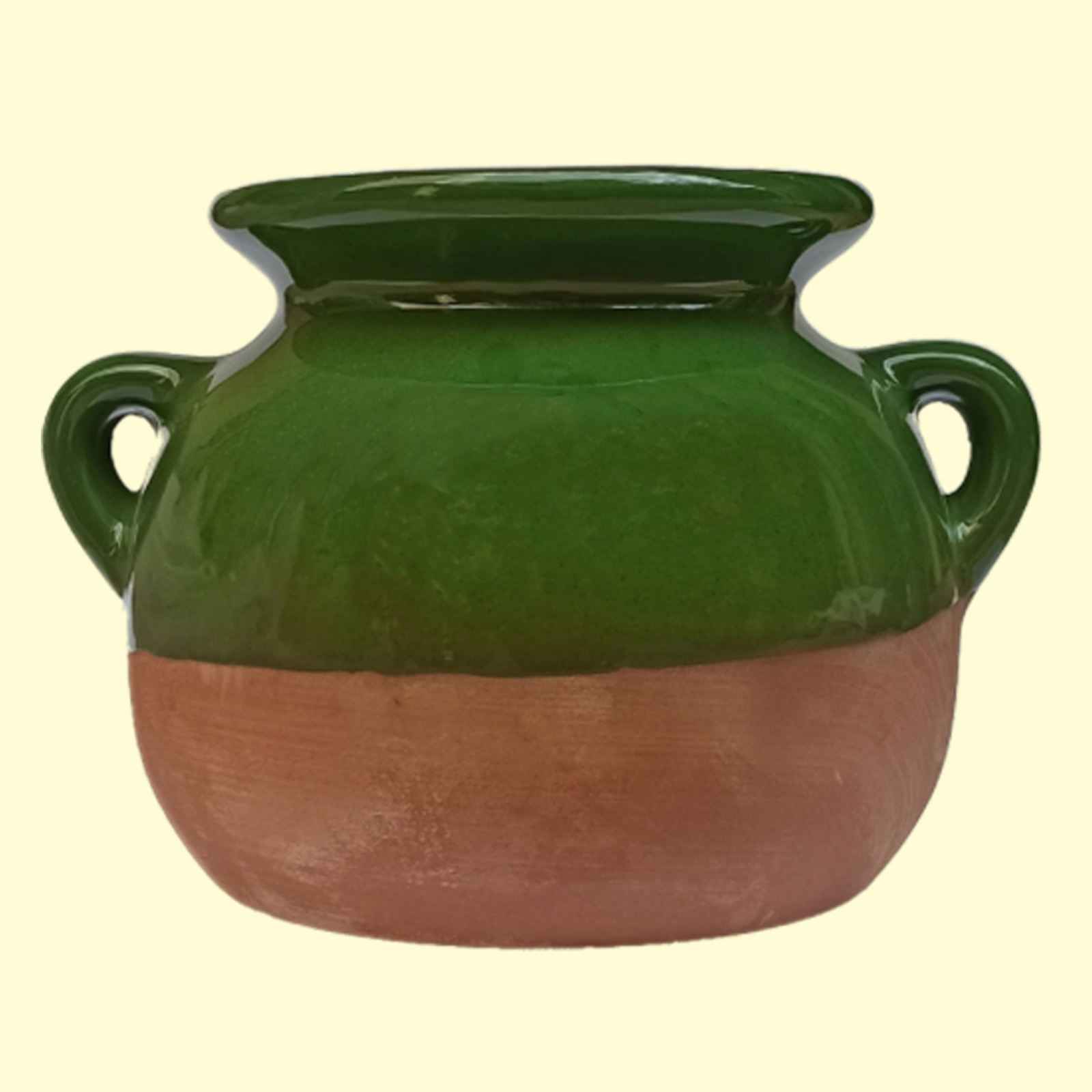 Persian Pottery Dizi Pot with Lid for Cooking Abgoosht