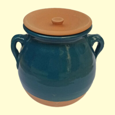 Persian Pottery Dizi Pot with Lid for Cooking Abgoosht – Traditional