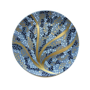 Persian Pottery Plate Model Mandala Tree