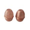 Set of 2 Persian Copper Salt & Pepper Shakers Egg
