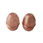 Set of 2 Persian Copper Salt & Pepper Shakers Egg