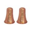 Set of 2 Persian Copper Salt & Pepper Shakers Hammered