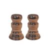 Set of 2 Persian Copper Salt & Pepper Shakers Rokh