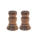Set of 2 Persian Copper Salt & Pepper Shakers Rokh