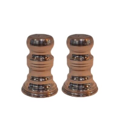 Set of 2 Persian Copper Salt & Pepper Shakers Rokh