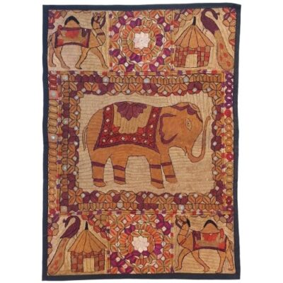 Hand Embroidered Tablecloth Model Circus