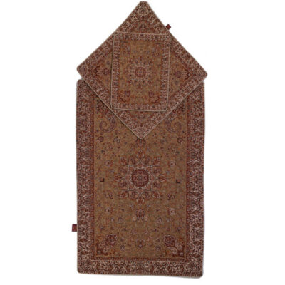 Persian Termeh Prayer Mat Luxury Islamic Sajada Brown Paisley