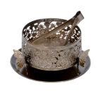 Persian Manghal Esfand and Bakhoor Burner – Steel Butterfly