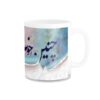 Persian Ceramic Coffee Mug - Blue Poetry