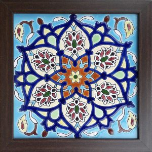 Iranian Ceramic Tile Tableau Model Zahiri II