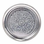Persian Copper Serving Tray Traditionally Hammered Diana