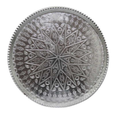 Persian Copper Serving Tray Traditionally Hammered Diana I