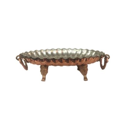 Persian Copper Serving Platter Hammered Hamta