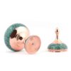 Handcrafted Persian Inlaid Turquoise Copper Sugar Bowl Sinry