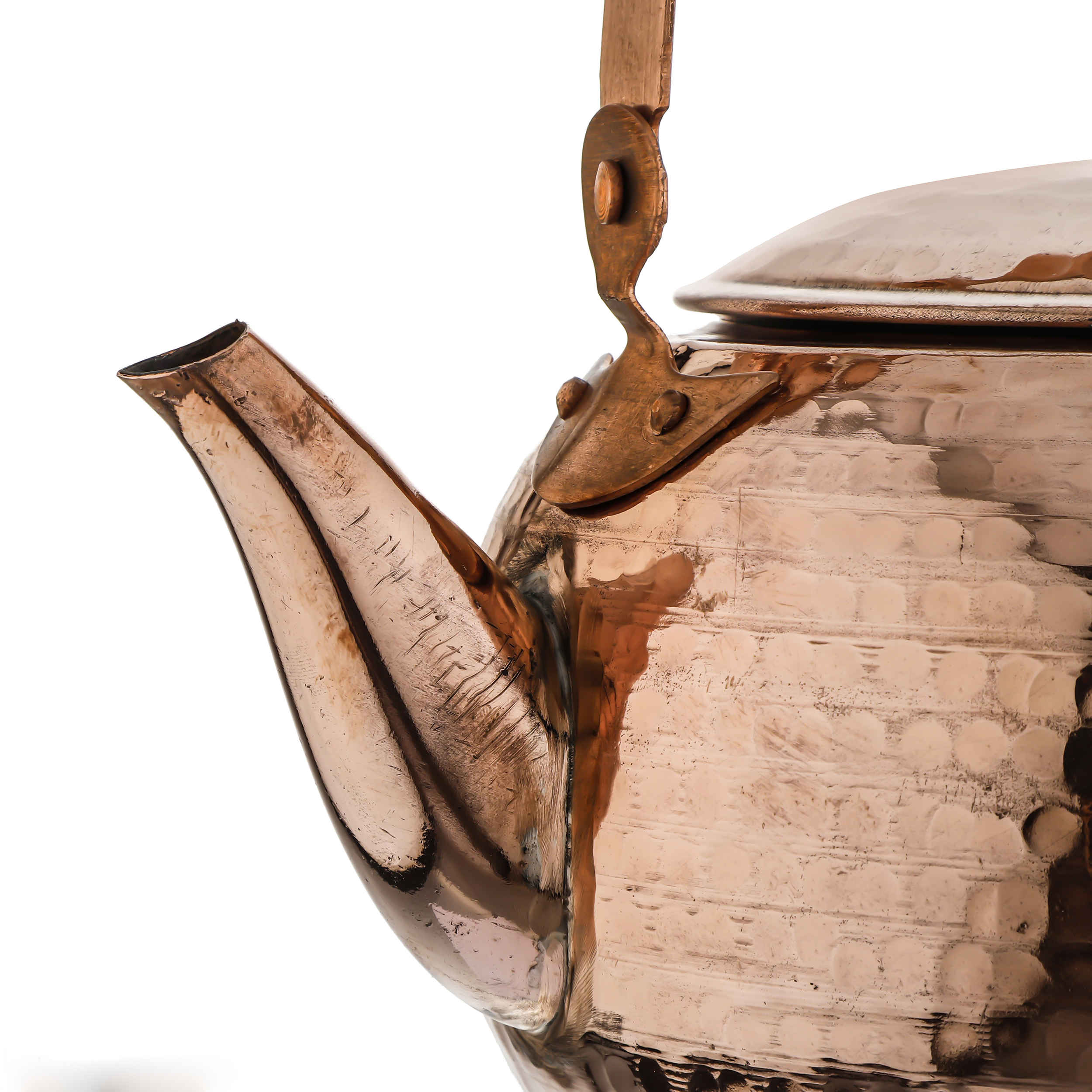 Persian Copper Tea Kettle Durable Stovetop Traditional Hammered Nice
