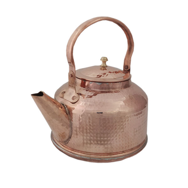 Persian Copper Tea Kettle Durable Stovetop Traditional Hammered Asman