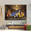 Persian Canvas Art - Printed Volkswagen