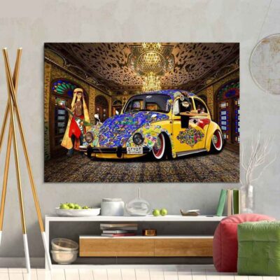 Persian Canvas Art – Printed Volkswagen