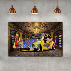 Persian Canvas Art – Printed Volkswagen