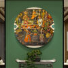 Persian Canvas Art - Printed Ghajari Design