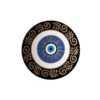 Hand-Painted Decorative Pottery Plate Black Eye